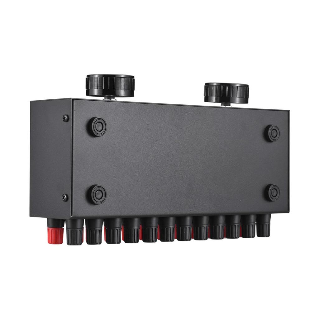AMP Speaker Selector 300W Powered Speaker Splitter for Home Audio OUT Switcher Selector Plug and Stereo Sound Quality Switch, 1-Channel Systems, 3/3