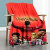 Cristiano Ronaldo Personalized Text Blanket Lightweight Personalized Blanket Warmthful Decor Suitable for Bedding Home Decor Picnics Nap