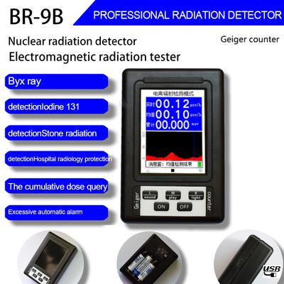 BR-9B Tragbarer Geigerzähler, Kernstrahlungsdetektor, persönliches Dosimeter, Marmortester, Röntgenstrahlungsdosimeter, EMF-Messgerät