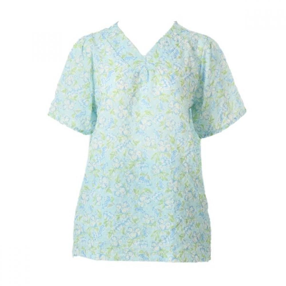VenuS Women S Loungewear Top Blue Floral vevS110w Blue/85
