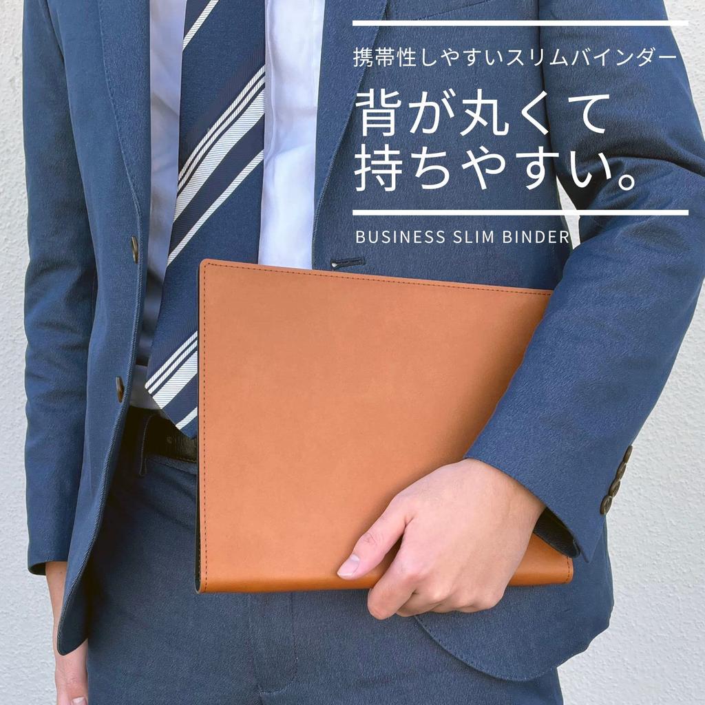 Raymay Fujii Kroužkový pořadač Business Slim A4 Černý QE1126B