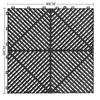 400x400x18mm Floor Garage Tile Plastic Drainage Mat Portable Garage Slabs  For Car Parking Wokshop