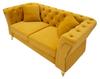 Sofa Emy Mustard With Cushions  Cm 162X83X76