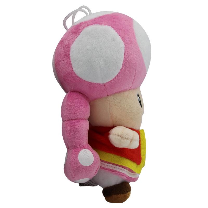 Nintendo Super Mario Bros Plush Toy Toadette Adorable 7" Soft Stuffed Animal Doll