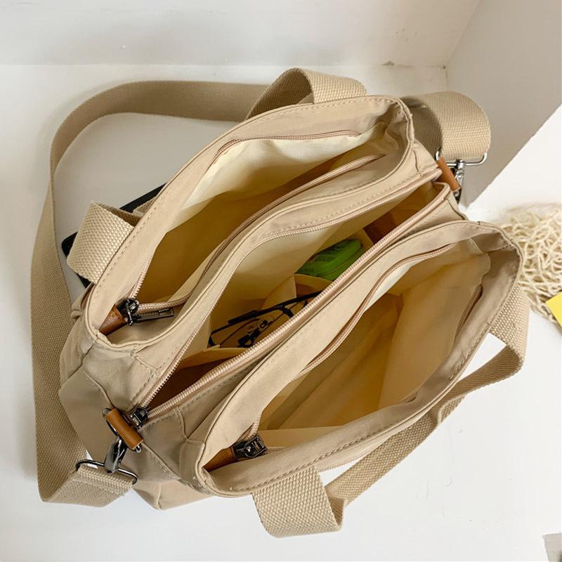 Dámska Crossbody Kabelka: Ležérna taška cez rameno s veľkou kapacitou a viacerými priehradkami