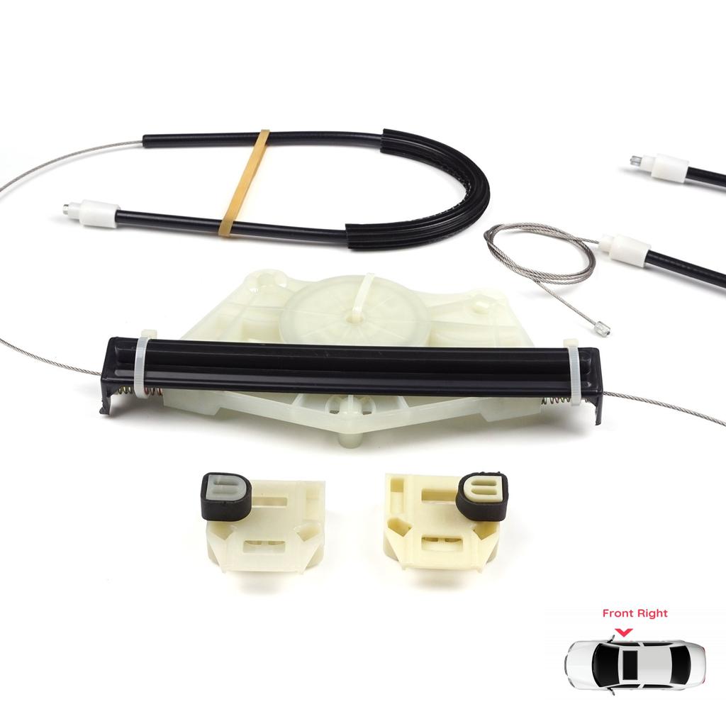 EWR124 Window Regulator Repair Kit Front Right Door for Seat Toledo MK2 1M2 1998-2004 Leon MK1 1M1 1999-2006 4/5 Door 1M0837462A
