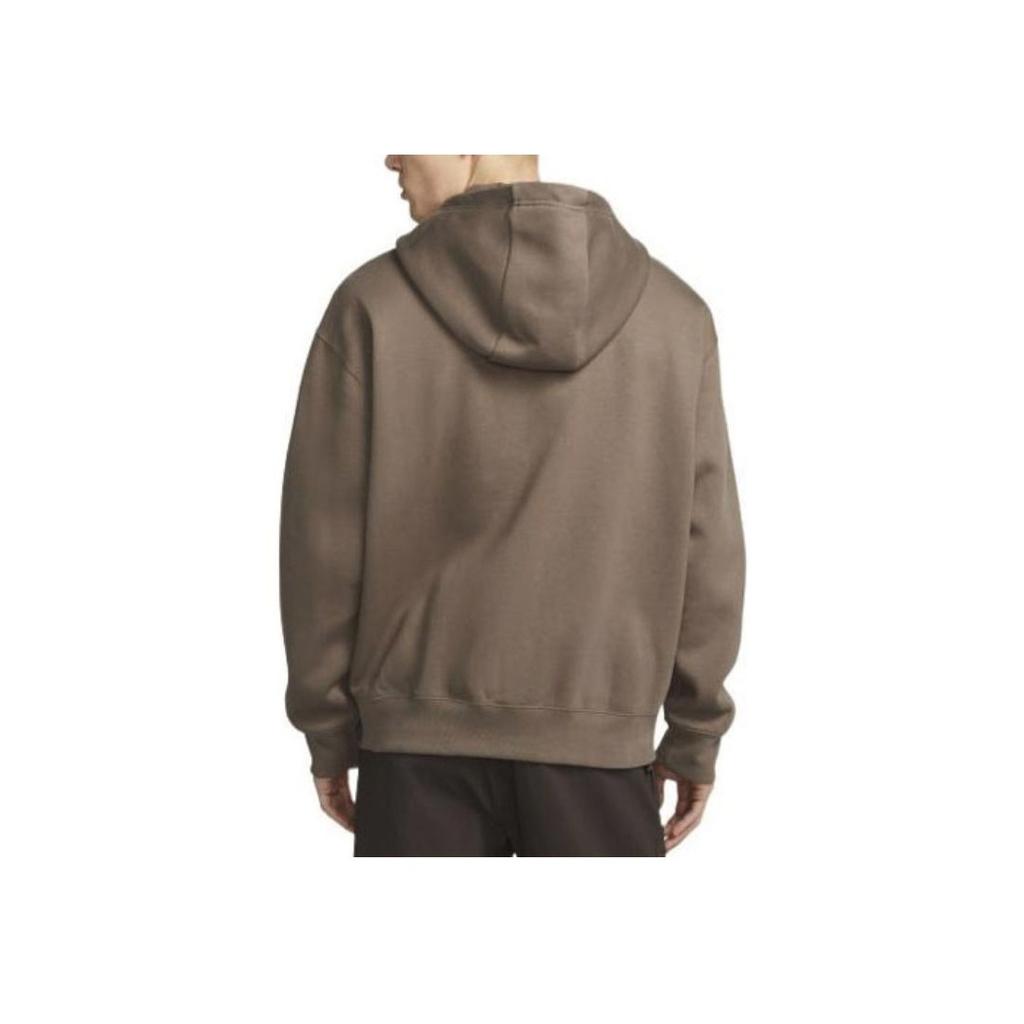 Nike Fleece-Lined Logo Hoodie Men Tops Brown DH3088-040
