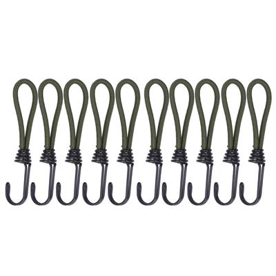 10 pezzi Corda Elastica per Tenda con Gancio Accessori Corda Elastica per Fissaggio Tenda da Campeggio