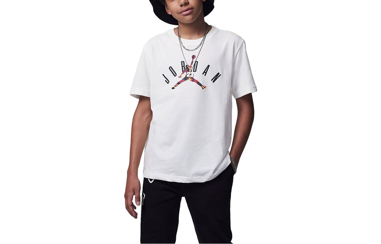 Jordan T Shirt Flight MVP Sail White Kids FV2825-133 L