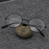 Round Frame Eyeglasses Simple Vintage Metal Frame Clear Lens Glasses Eyewear Oversized Circle Eye Glasses All Match for Students