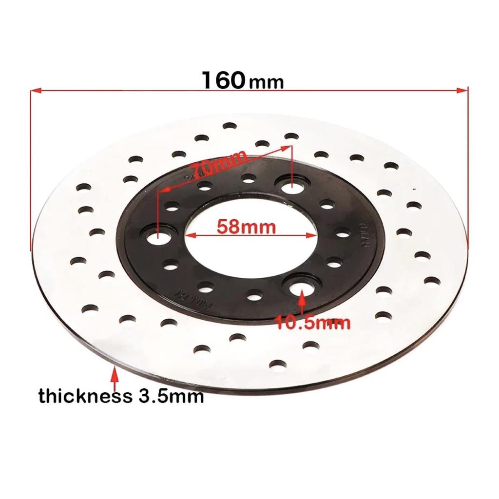 [Deepa Ribusu] DIO AF28 AF35 Brake Disc Front Rear AF25
