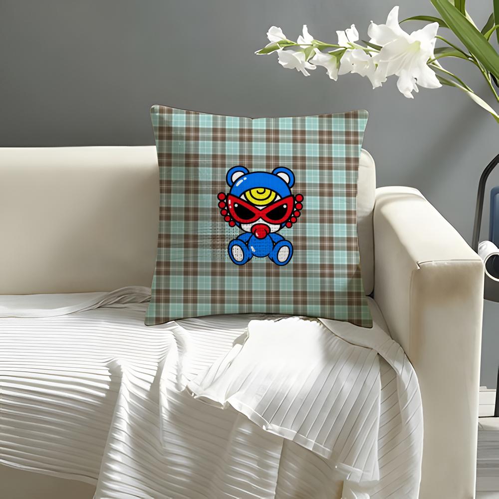 Cool Hhysteric cute mini Pillow Case Natural Linen Organic Fabric DoubleSided Printing Sofa Home Decor Cushion Cover