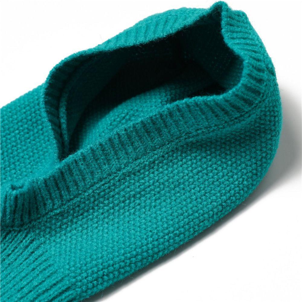 Solid Color Knitted Hooded Cap Woolen Neck Collar Beanies Cap Fashion Balaclava Hat  Outdoor