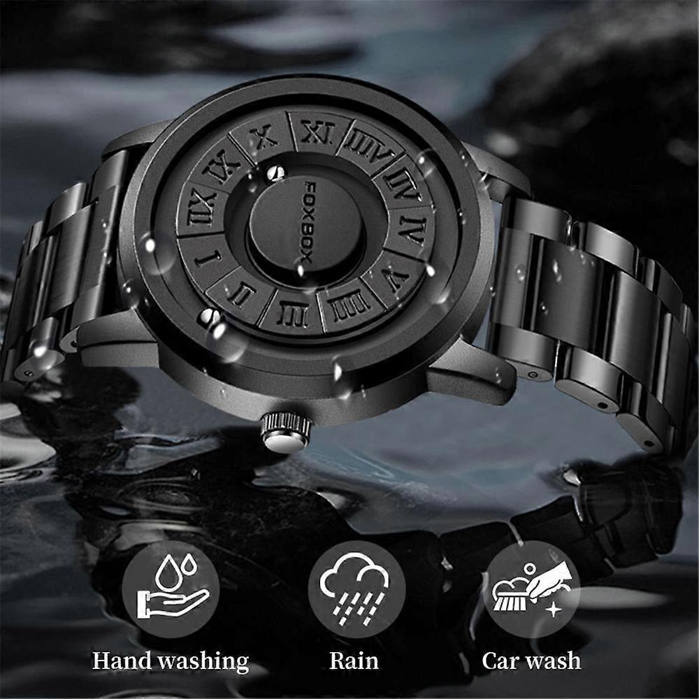 Personalisierte Herren-Armbanduhr mit Magnetroller, trendiges Design, moderne Technologie, rahmenloses Design
