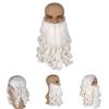 Santa Claus Beard And Wig Set Perfect Finishing Touch To Your Costume