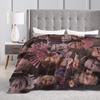 Mads Mikkelsen Super Warm Blanket  Camping Plush Bedding Throws Street Trend Home Decor Flannel Bedspread Sofa Bed Cover