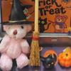 Miniature Witcher with Witch Blanket Broom Cape Pumpkins Cats Teddy Gift Box Surprise Gift Box Halloween Fillers Gifts Party