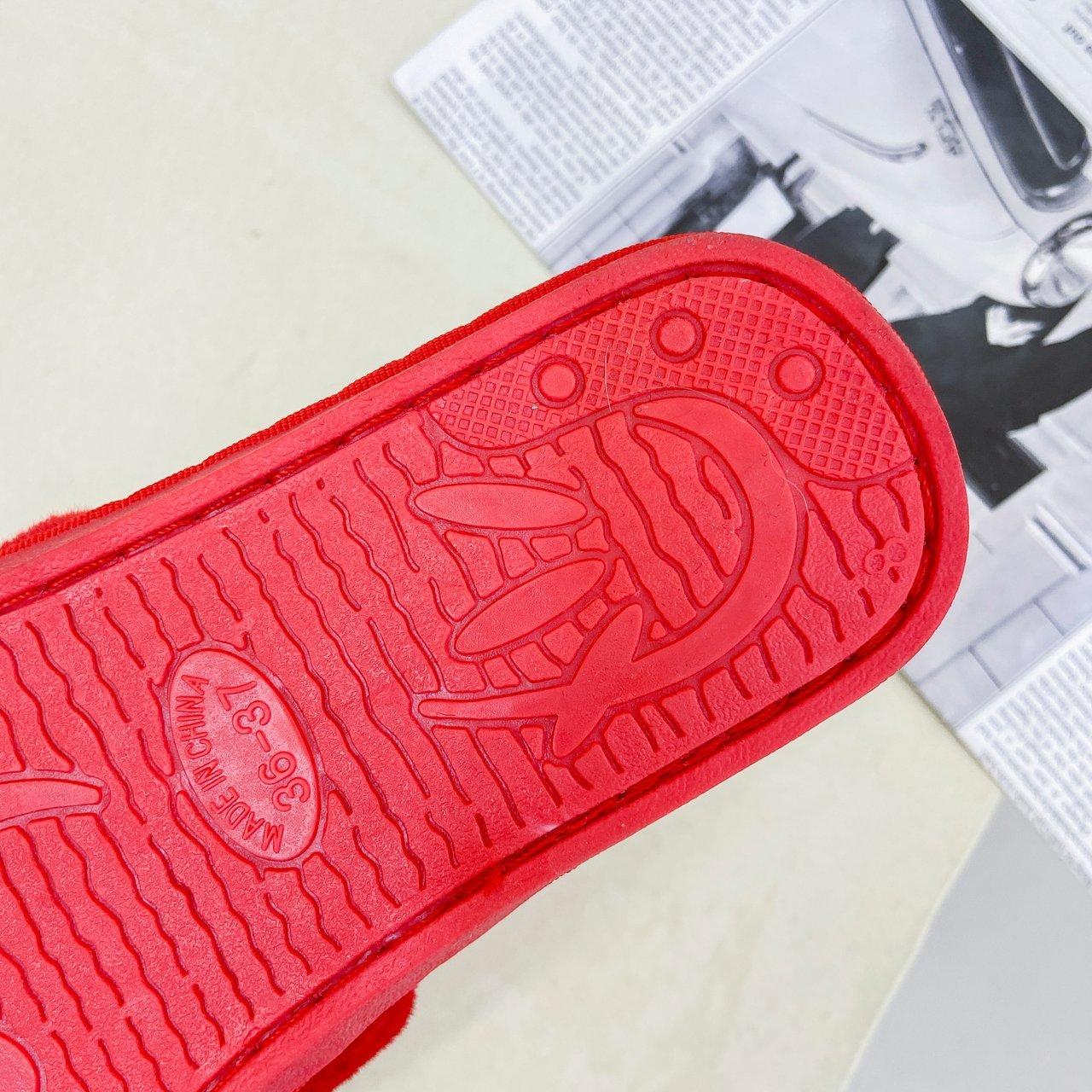 Модные зимние женские домашние повседневные тапочки женские шлепанцы пушистые туфли — фото 7