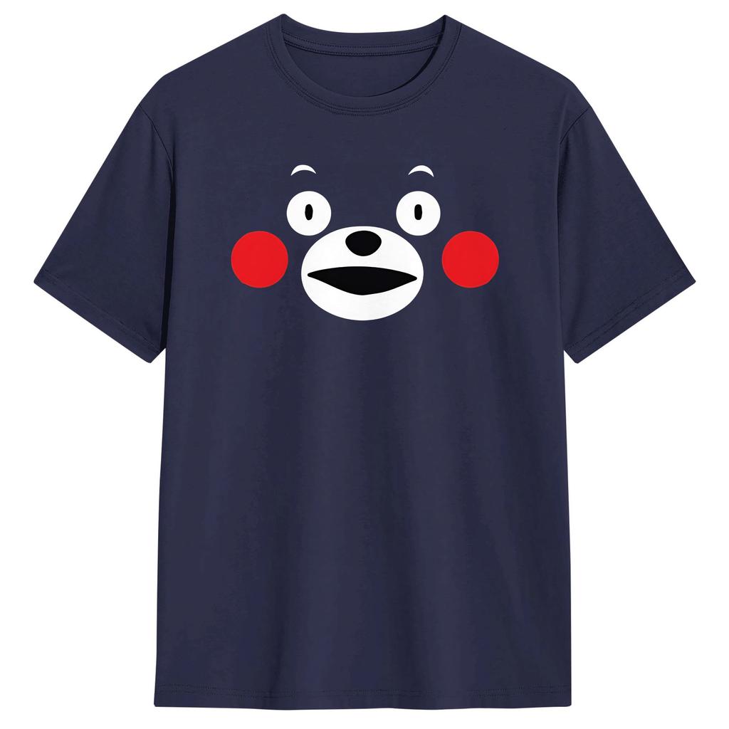Streetwear T Shirt Summer Kumamon Hip Hop T Shirts  100 Cotton Tee Shirt for Men Y2K Basic Big Size Short Sleeve Tees