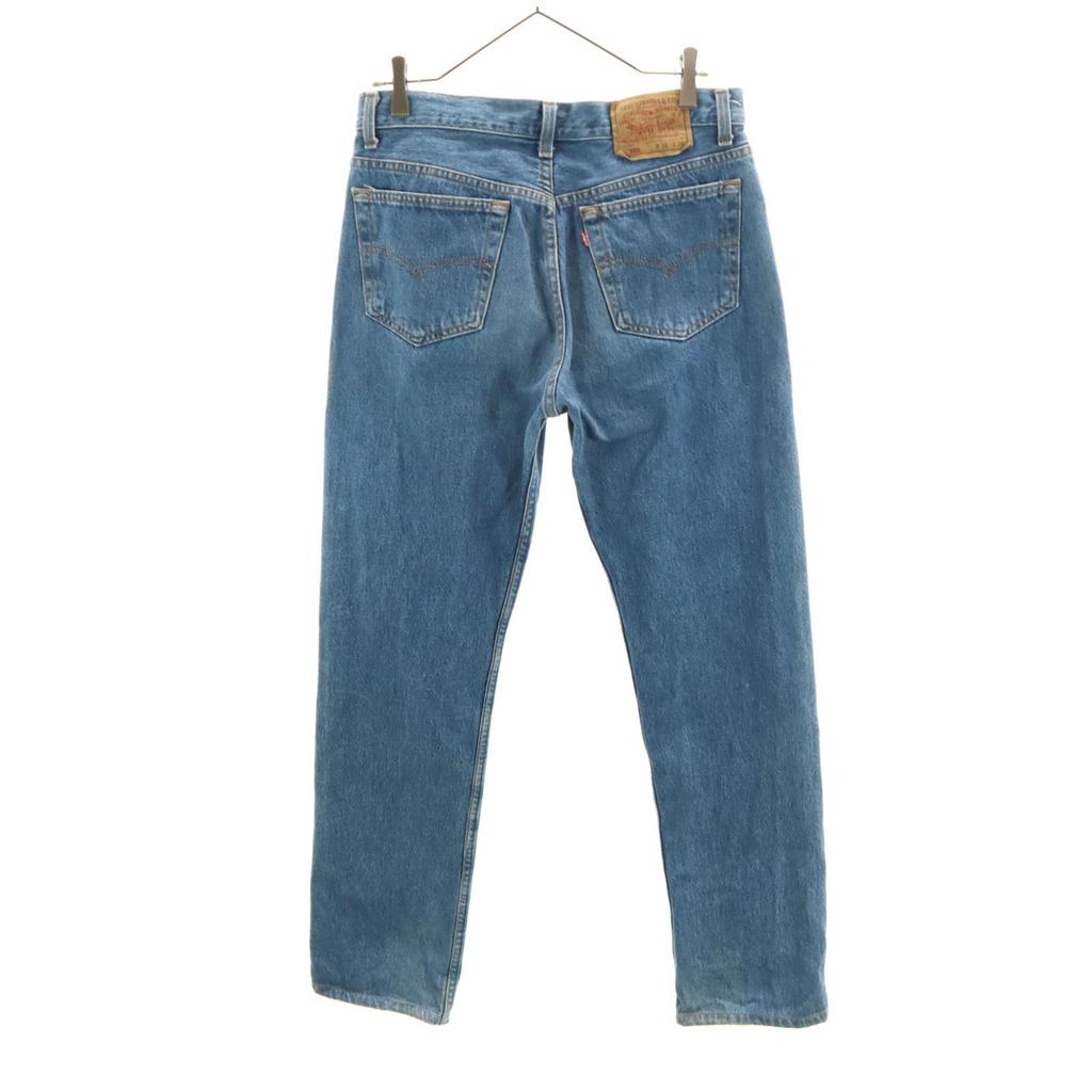 Levi's 90s 501 USA made old Straight denim pants W34 Wash blue jeans Men's Used