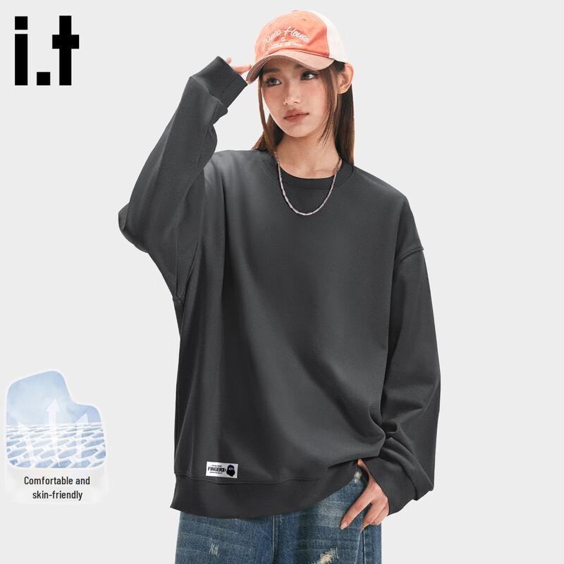 Fingercroxx Women's Relaxed Fit Letter Graphic Sweatshirt