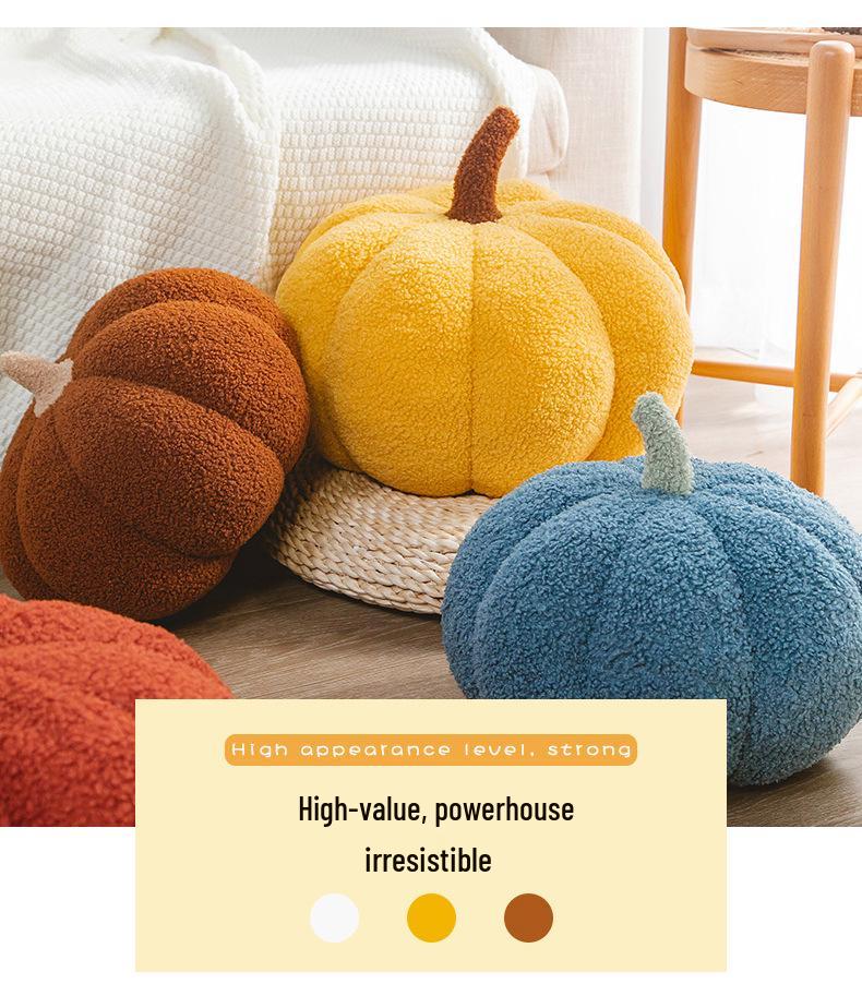 Kreatives Buntes Kürbis Plüschtier Kissen: Weihnachtsdekoration & Geschenk