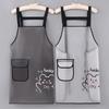 Sleeveless Waterproof TPU Kitchen Apron - Oil-Proof, Semi-Transparent, No-Wash Design