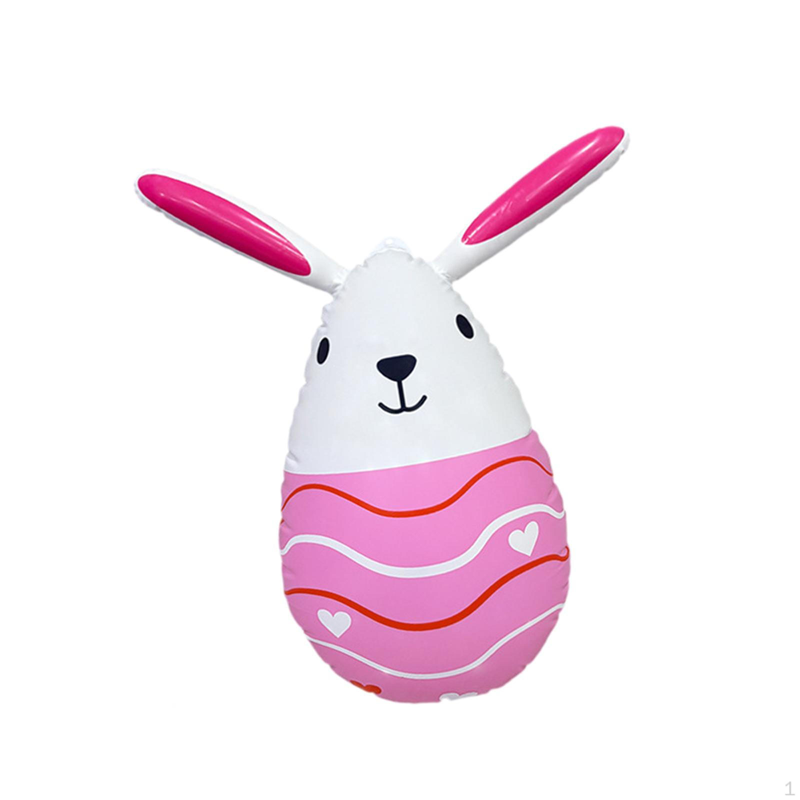 

Decorative PVC Inflatable Easter Egg, Compact Decoration, Suitable for Indoor And Garden розовый