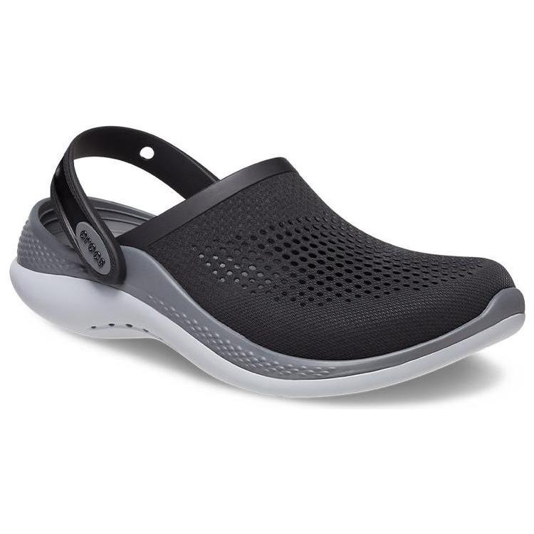 Crocs LiteRide 360 Clogs 'Black Grey' Gs 207021-0DD