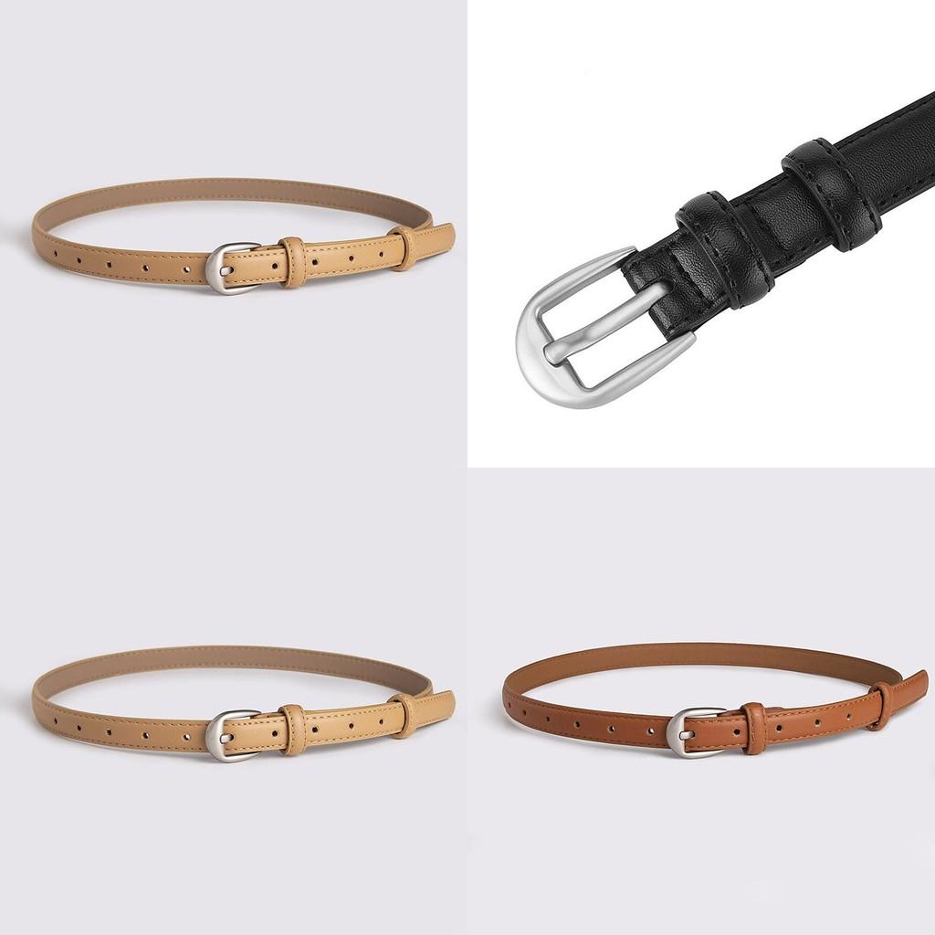 Women Fashion Pu Belt For Business Daily Use With Alloy Snap Closure For Office Attire