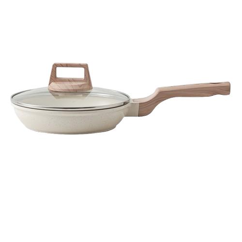 

DONNOR Nonstick Frying Pan 4.6qt Ceramic Frying Pans with Lid Nonstick Cookware Deep Capacity with Heat Resistant Handle