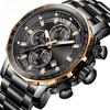 Nowe Sportowe Chronografy Męskie Zegarki Najlepsza Marka Luksusowe Pełna Stal Kwarcowy Zegarek Wodoodporny Duża Tarcza Zegarek Męski Montre Homme