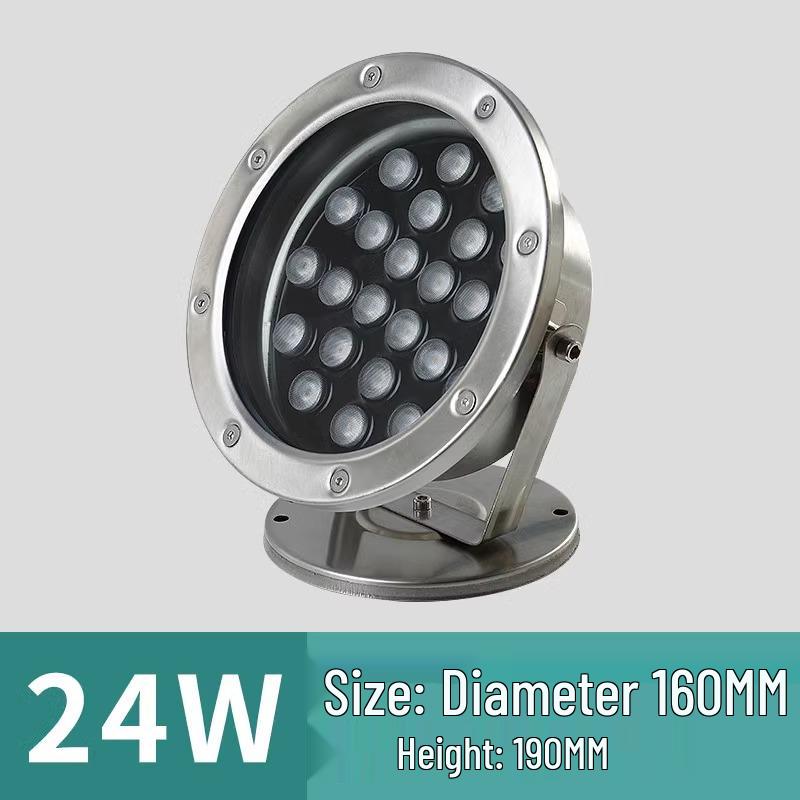 LED Waterproof Pond Spotlight: Aquarium & Fish Pond Light with 12V 3W/6W/12W Options