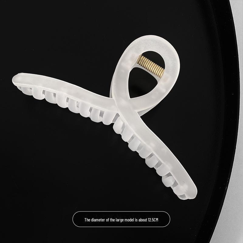 

Корейская ретро черная большая заколка для волос в виде акулы для женщин - осенний холодный стиль