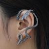 Neue Mode Gotisch Punk Vintage Metall Geflügelter Fliegender Drache Ohrumwicklungs-Manschetten Ohrring Für Frauen Männer Party Schmuck