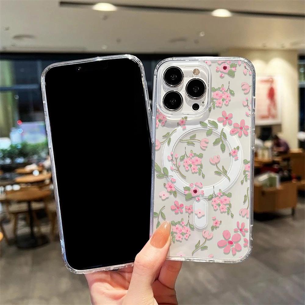 Magnetic Phone Case for iPhone 12 14 16 17 Pro 17 16 15 14 13 12 Pro Max  12 13 14 15  16 High Quality Shockproof Shell Full Protection Cute Style