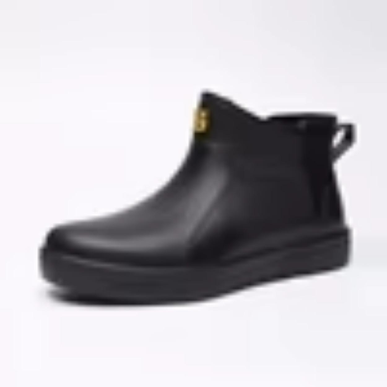 

Новый продукт легкие удобные водонепроницаемые резиновые сапоги для взрослых нескользящая обувь 40 чёрный