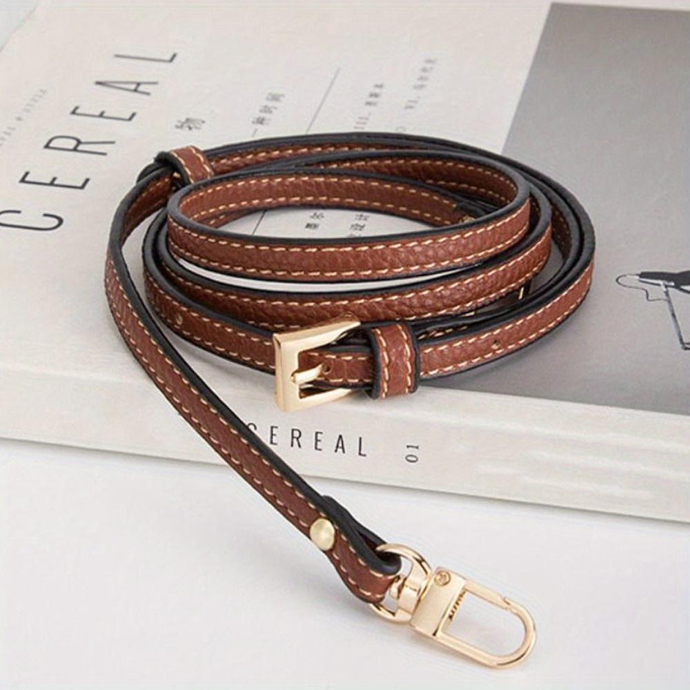 Szwatch Men's Light Pink Fashion Leather Shoulder Strap For Mini Bag Belt Crossbody Bags Accessories Handbag Replacet Straps Diy Parts