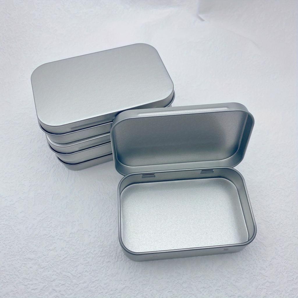 4/8 st Bärbar Plåtlåda för Smyckesförvaring För Ring Örhängen Halsband Mini Metall Multifunktionell Behållare