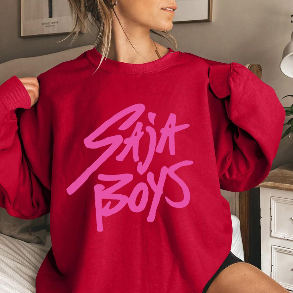 Women's Fashion Casual Long Sleeve Printed Round Neck Sweatshirt Top