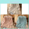 Cotton Embroidered Blouse For Women With Geometric Pattern And Round Neck For Casual And Office Wear