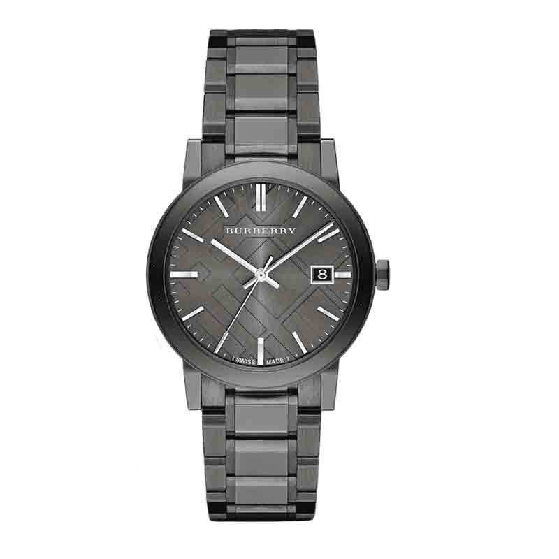 Burberry The City Grey Dial Gunmetal