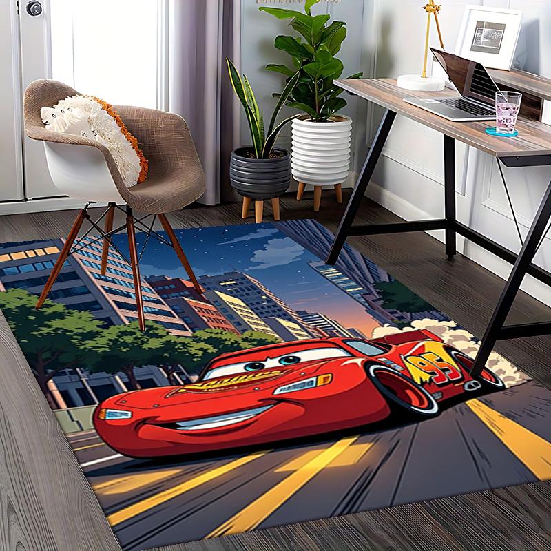 1pc Mcqueen Spirit Carpet Rug for Bedroom Living Room Decor Sofa Home Game Area Rug Non-slip Floor Mat. D0730045