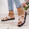 Fashionable and Versatile Sports Style Women's Sandals with Mesh Fabric, Breathable and Comfortable for Indoor and Outdoor Wear