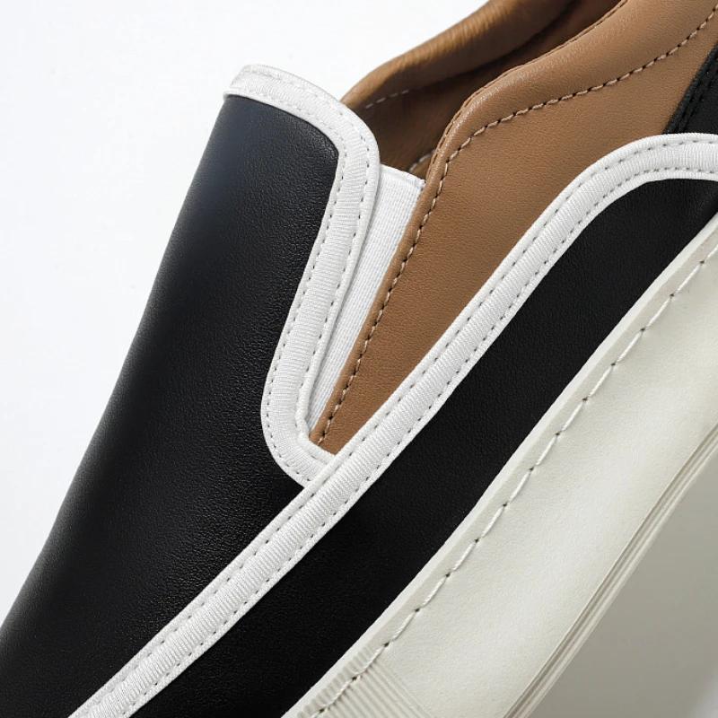 New Men's Vulcanized Shoes Luxury Walking Shoes for Men Breathable Comfortable Driving Business Casual Shoe Zapatillas De Hombre