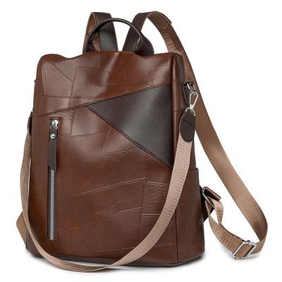 2024 Retro Soft Leather Women's Backpack - Large Capacity PU Casual Bag