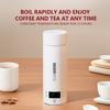 500ML Electric Kettles Portable Tea Coffee Kettle Travel Boil Water Thermal Cup Anti-Scald Water Bottle English Menu