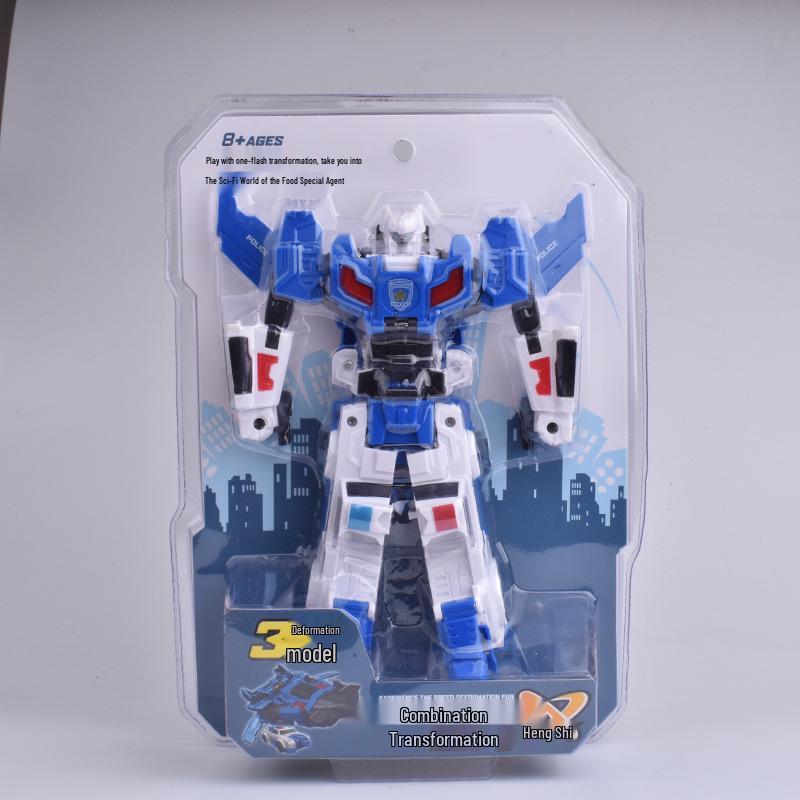 Transforming Dinosaur Robot Toy: Optimus Prime & Wasp Car Combo