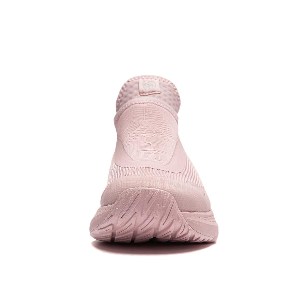 Li Ning Slip Resistant, Abrasion Resistant, Breathable, Lightweight Low top Running Shoes Women's Pink Gray AGLU106-3
