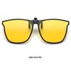 Trendy Polarized Clip-on Sunglasses for Myopia: UV Protection, Night Vision, Driving & Fishing, Unisex